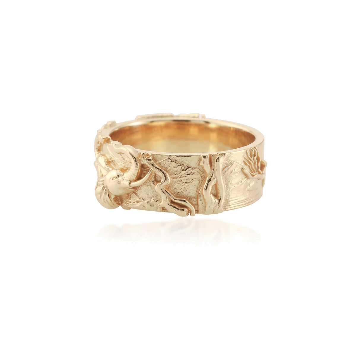 Elephant Band Ring