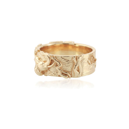 Elephant Band Ring