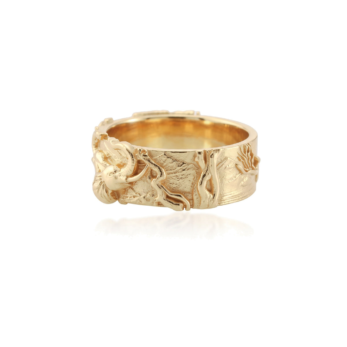 Elephant Band Ring
