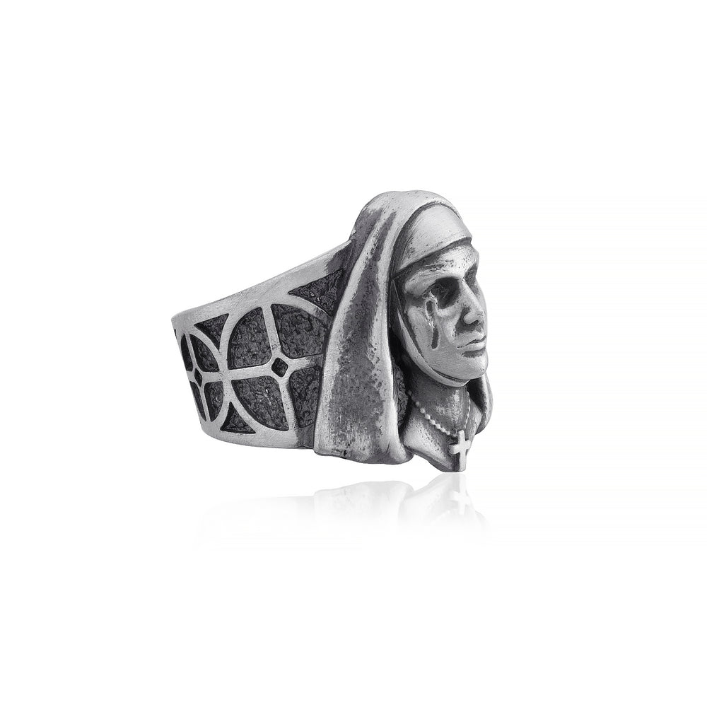 handmade sterling silver Priestess Nun Ring