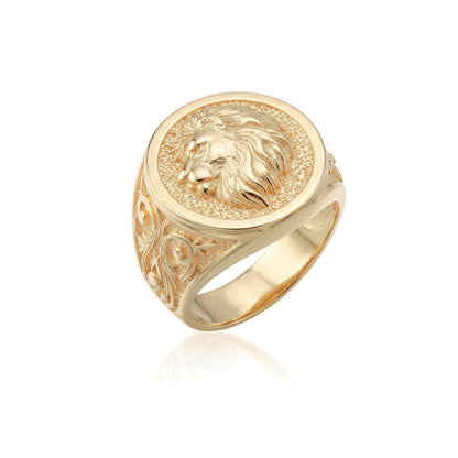 Lion Face Ring