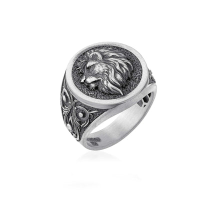 Lion Face Ring