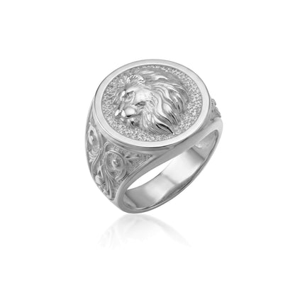 Lion Face Ring