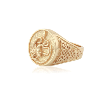 Medusa Head Snake Ring