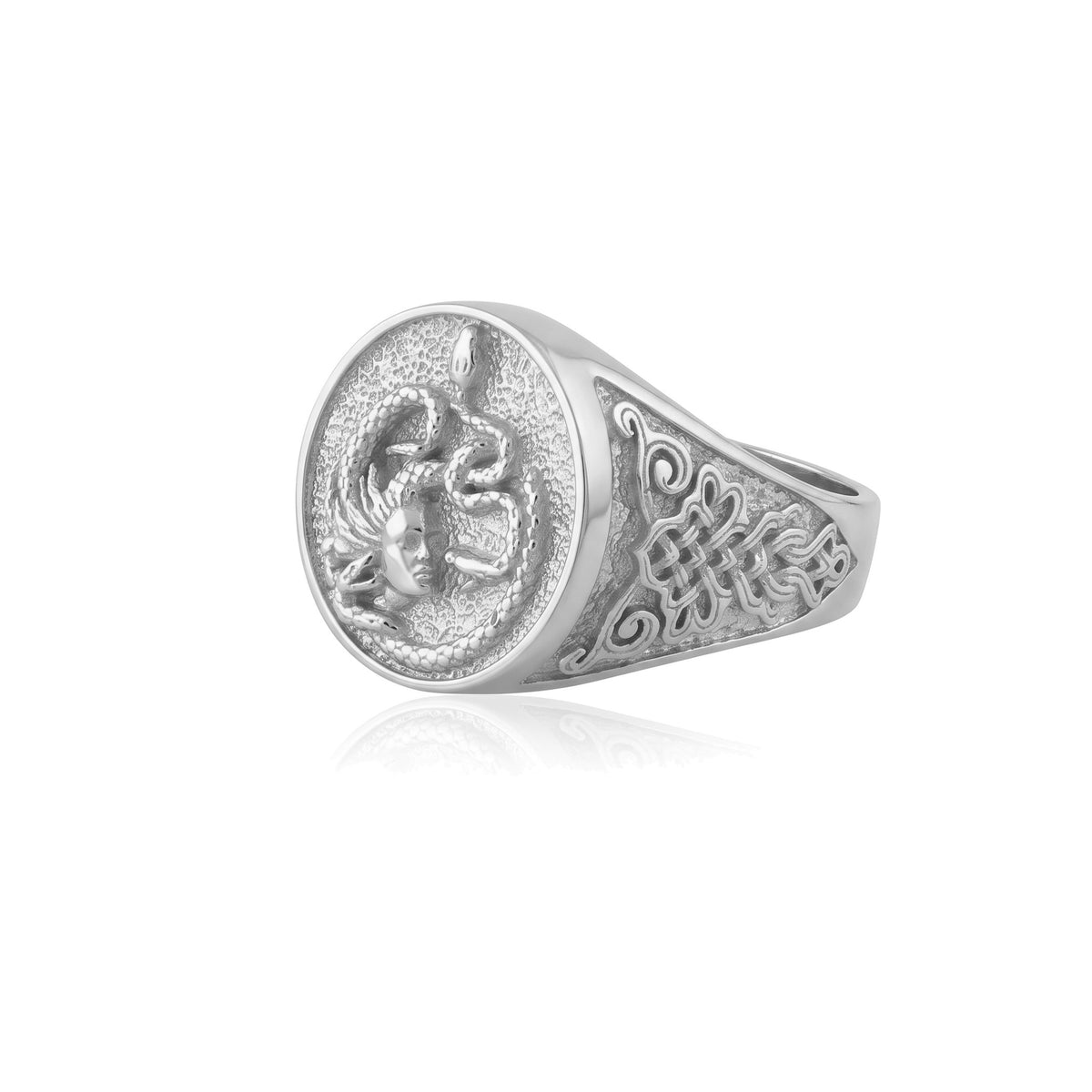 Medusa Head Snake Ring