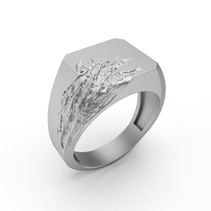 Carved Men Ring