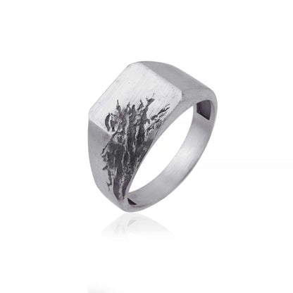 Carved Men Ring