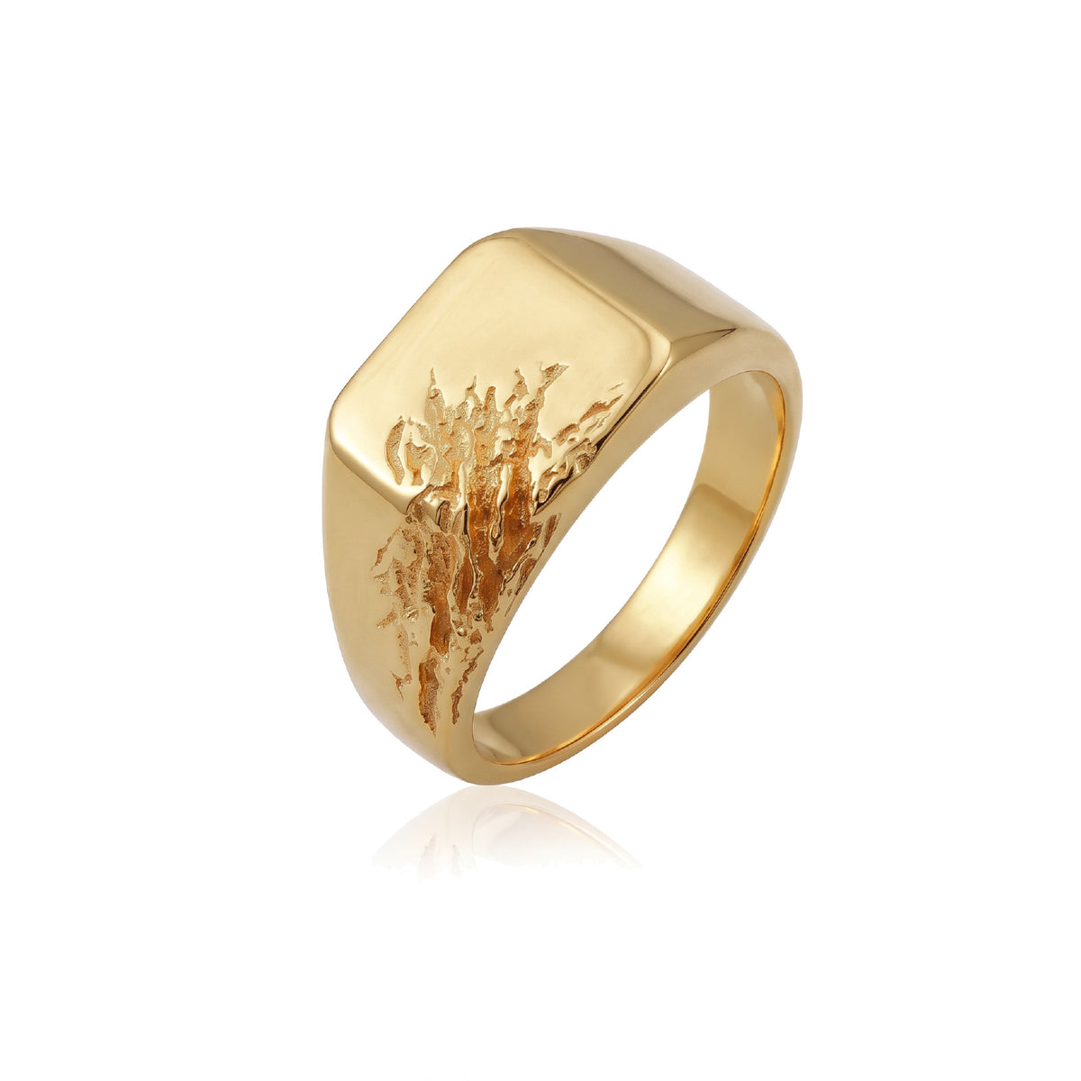 Carved Men Ring