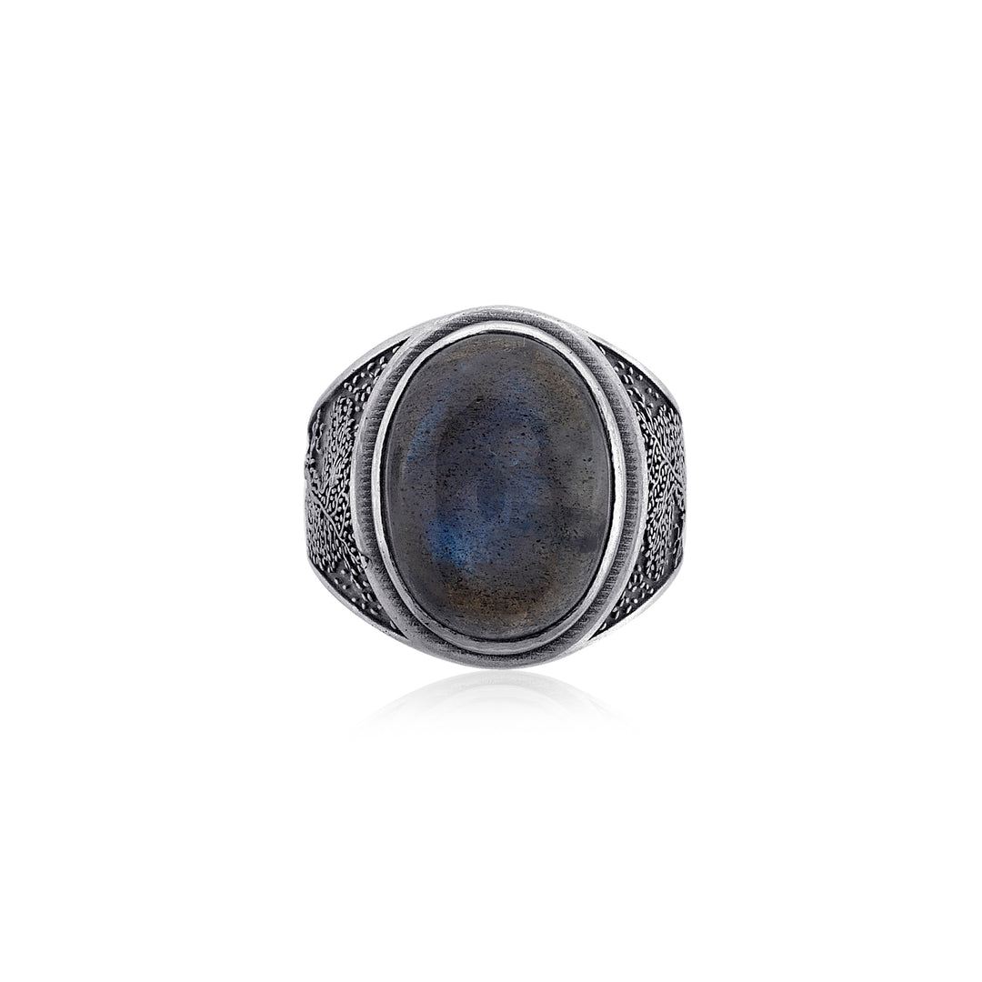 Tree Of Life Labradorite Ring