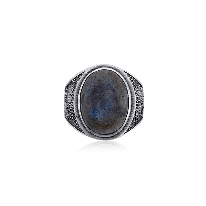 Tree Of Life Labradorite Ring