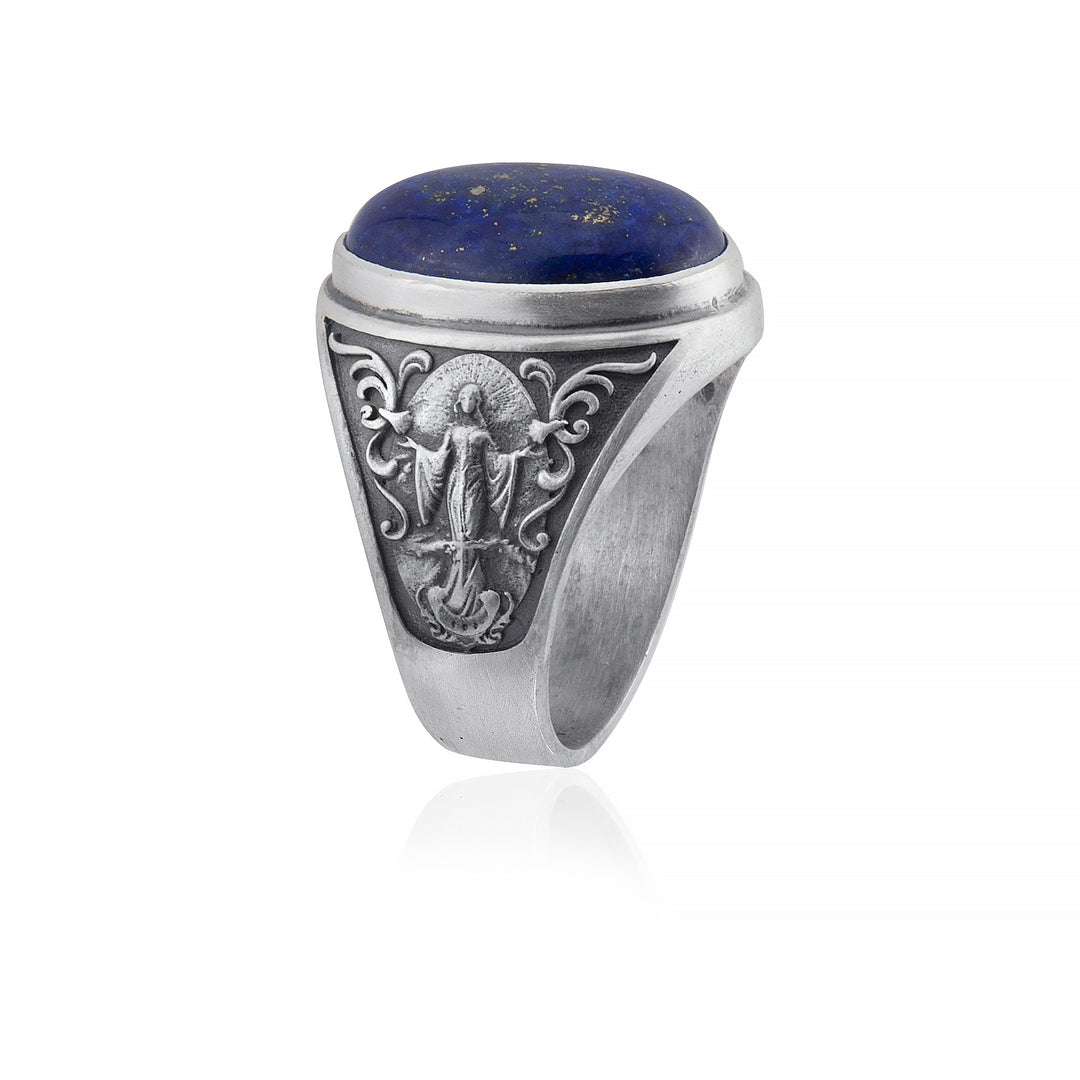 handmade sterling silver Products Azrael Lapis Ring