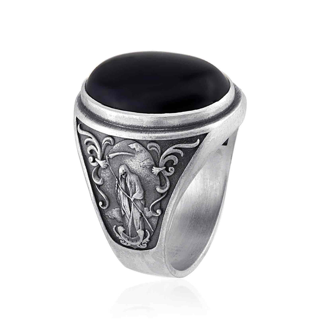 XOLO JEWERY Amulet Ring Onyx 約16号 XOLO JEWELRY/ショロジュエリー】Amulet Ring with Onyx XOR042
