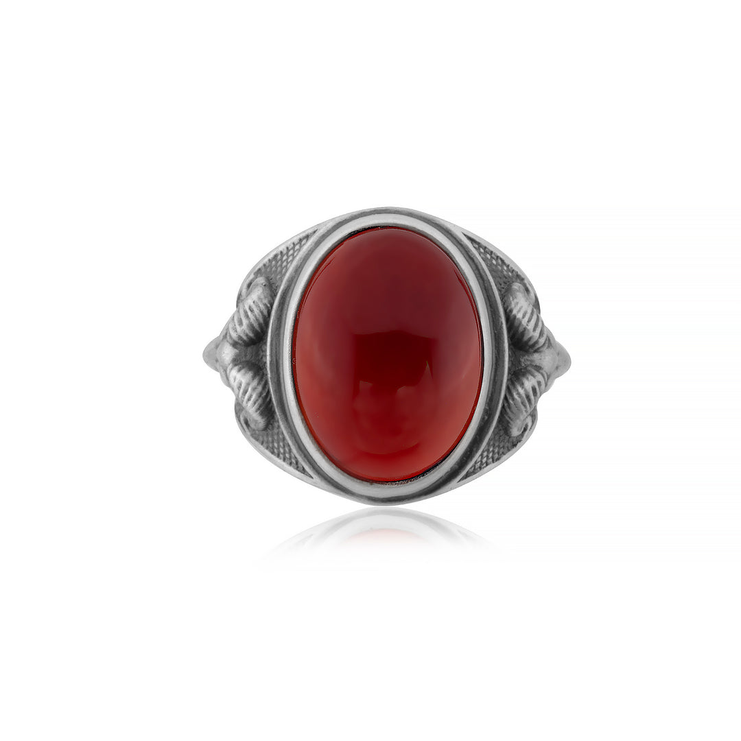 Aries Carnelian Gemstone Ring