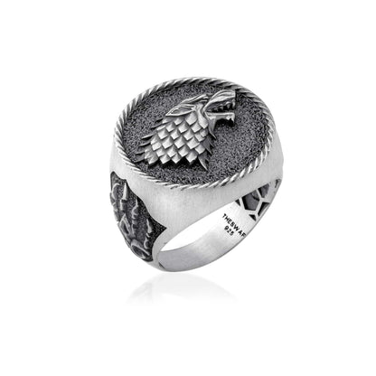 Game Of Thrones Stark Wolf Claw Ring