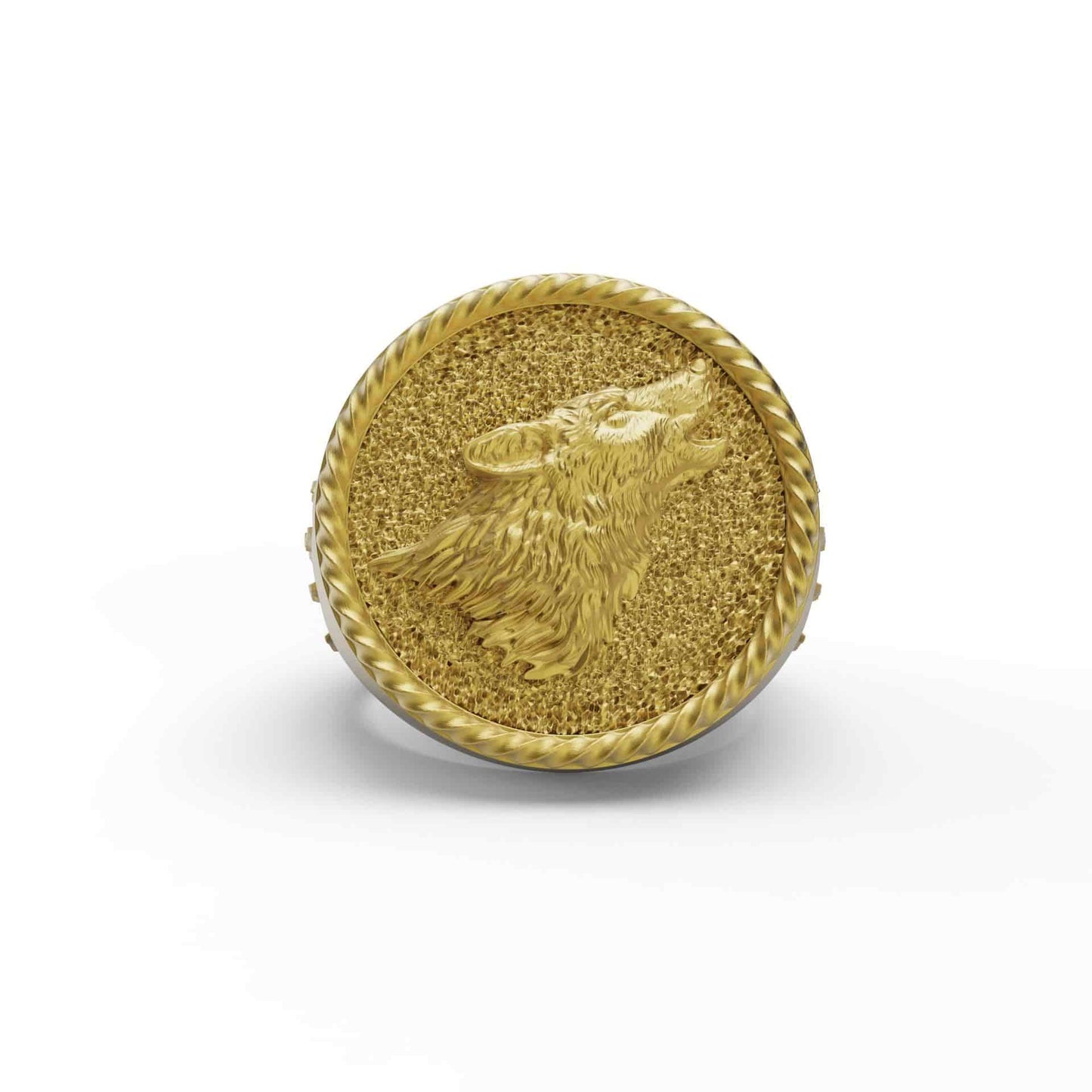 Howling Wolf Ring