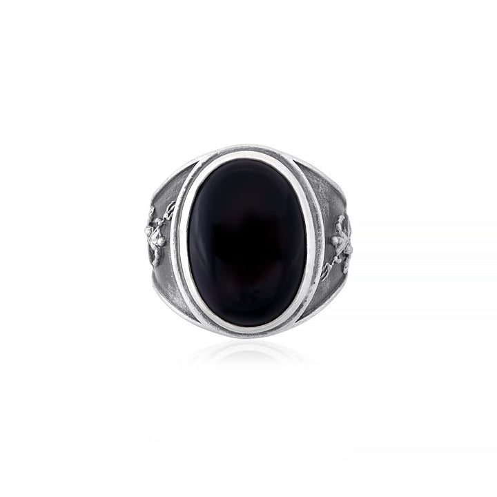 Poseidon Onyx Gemston Ring