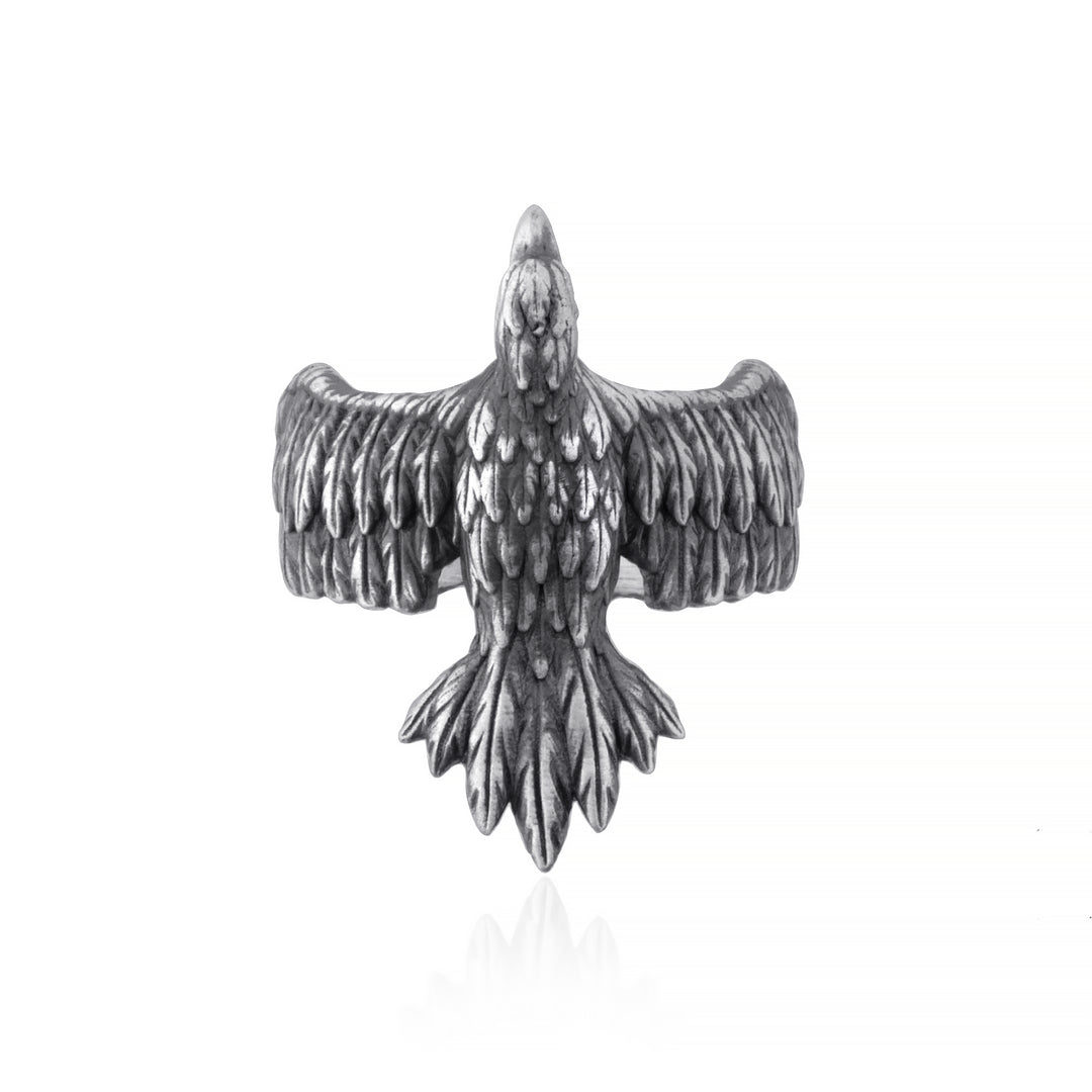 raven handmade ring