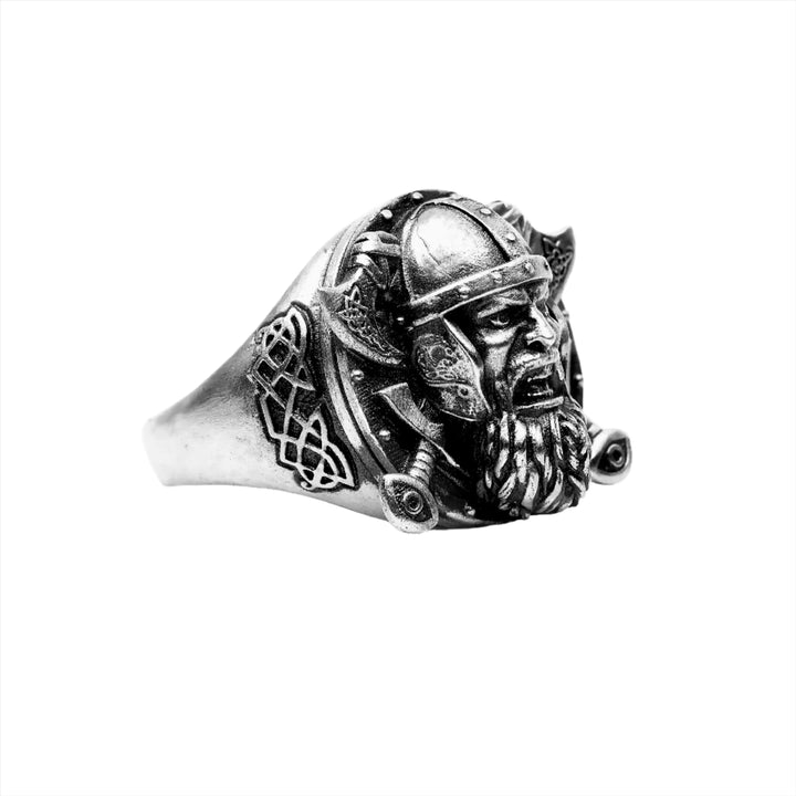 handmade sterling silver Scandinavian Warrior Ring