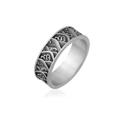 Great Wave Off Kanagawa Band Ring