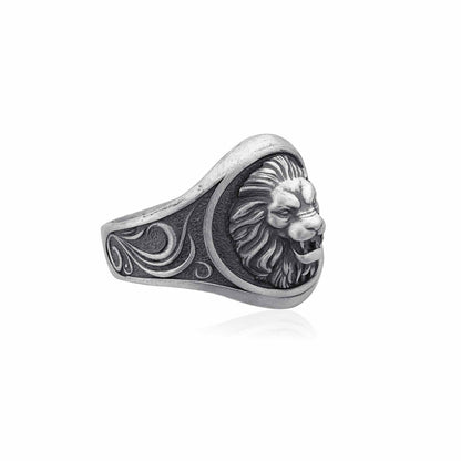 Angry King Lion Ring