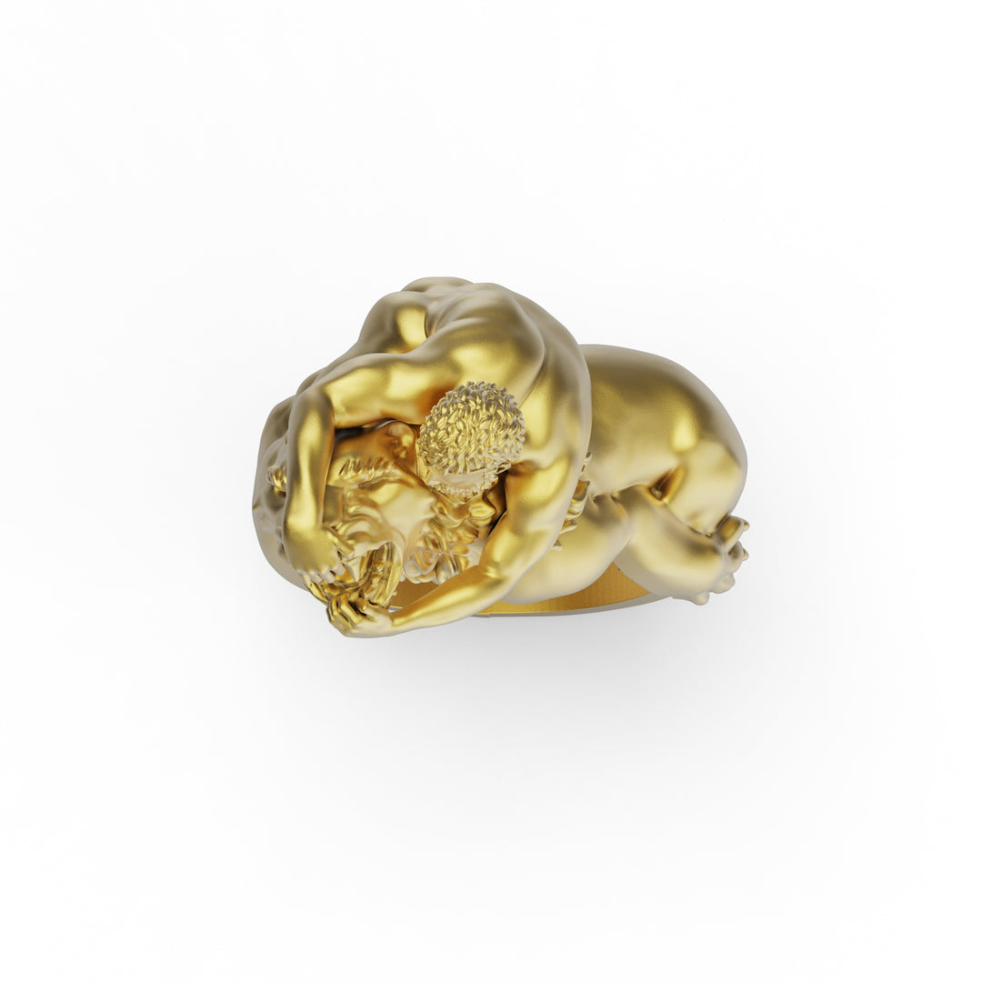 Hercules and the Nemean Lion Ring