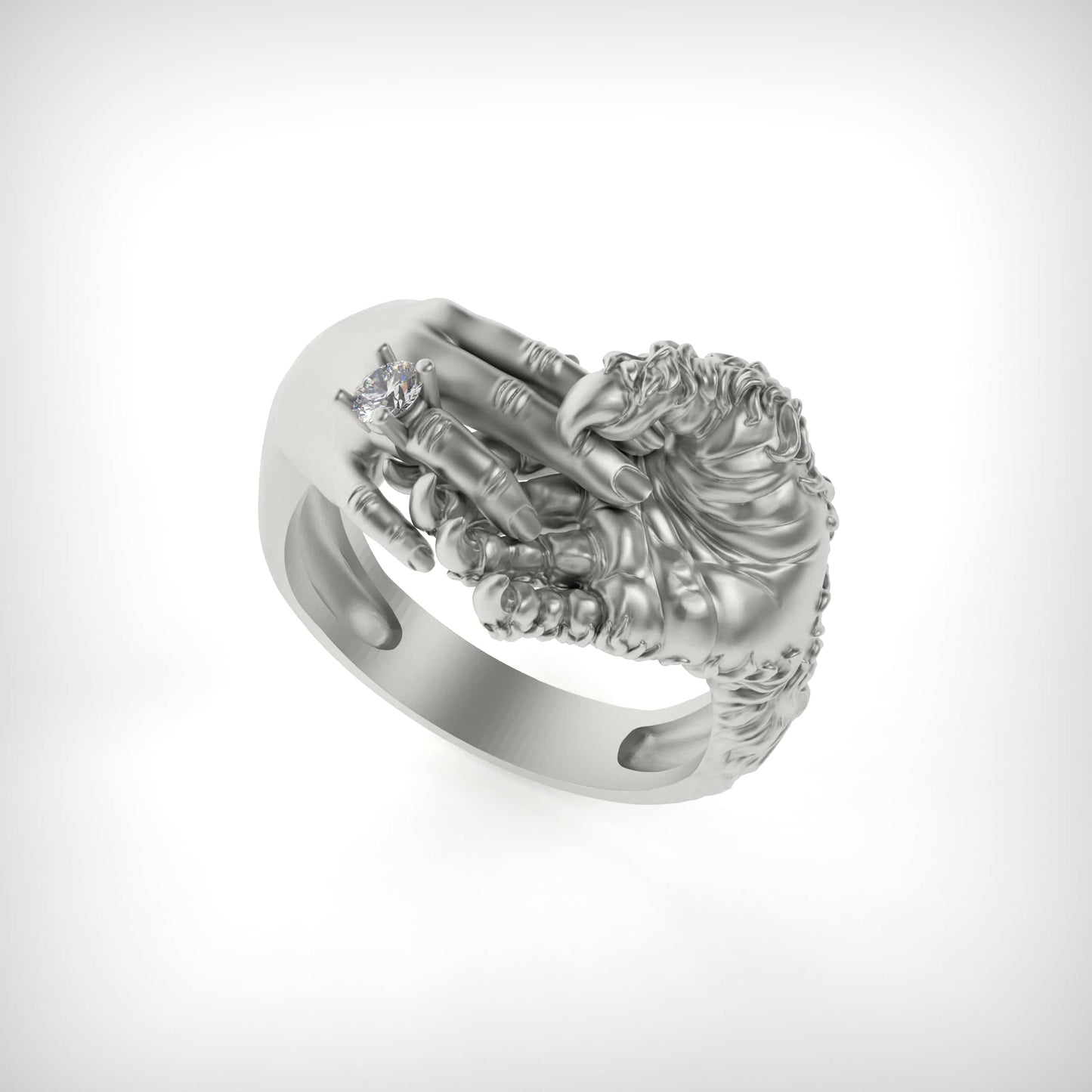 Beauty the Beast Hand Ring
