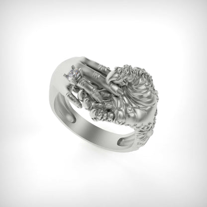 Beauty the Beast Hand Ring