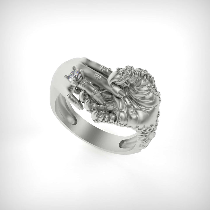 Beauty the Beast Hand Ring