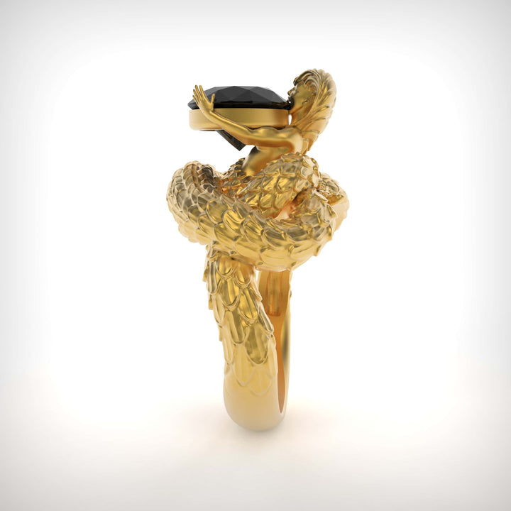 Serpent Embrace Ring