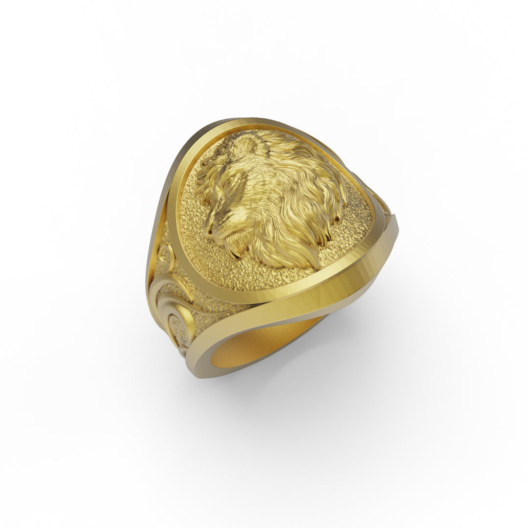 Lion Head Ring