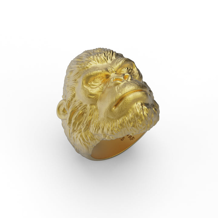 Gorilla Face Ring