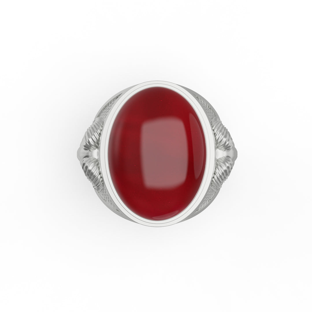 Aries Carnelian Gemstone Ring