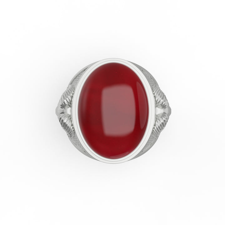 Aries Carnelian Gemstone Ring