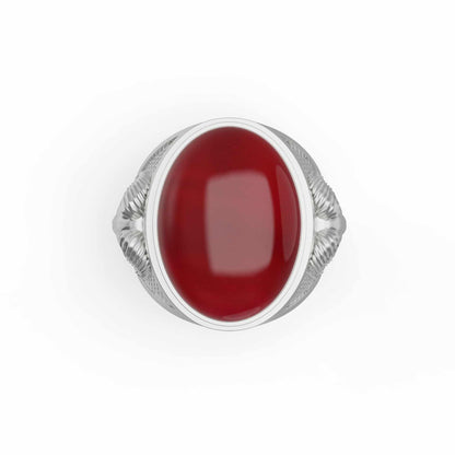 Aries Carnelian Gemstone Ring