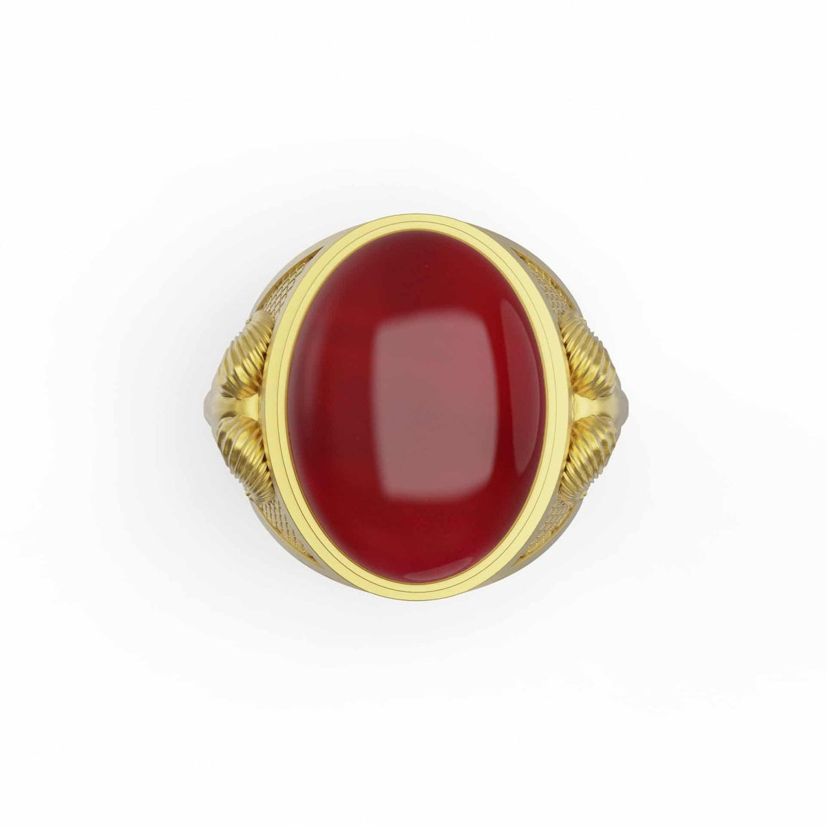 Aries Carnelian Gemstone Ring