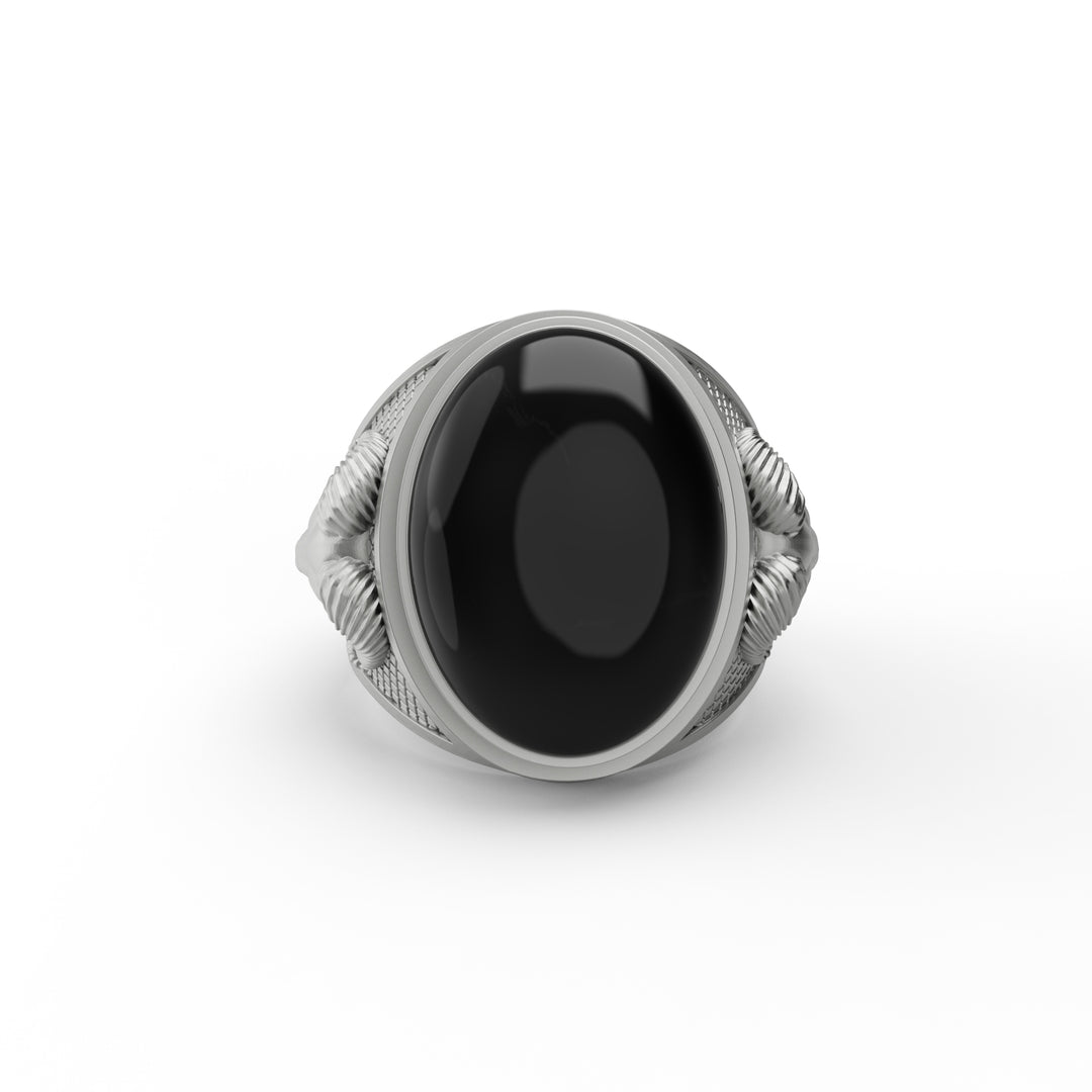 Aries Onyx Gemstone Ring