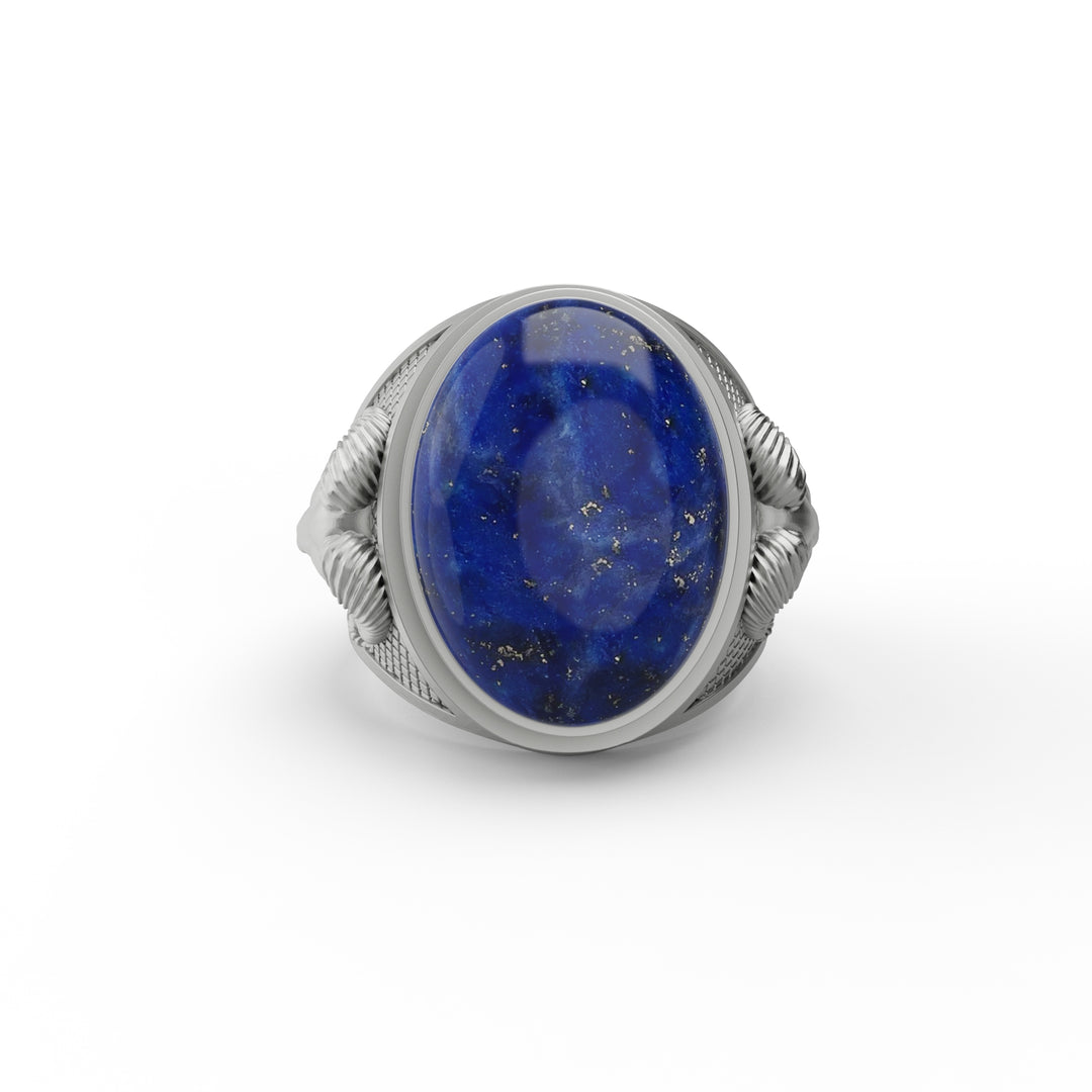 Aries Lapis Gemstone Ring