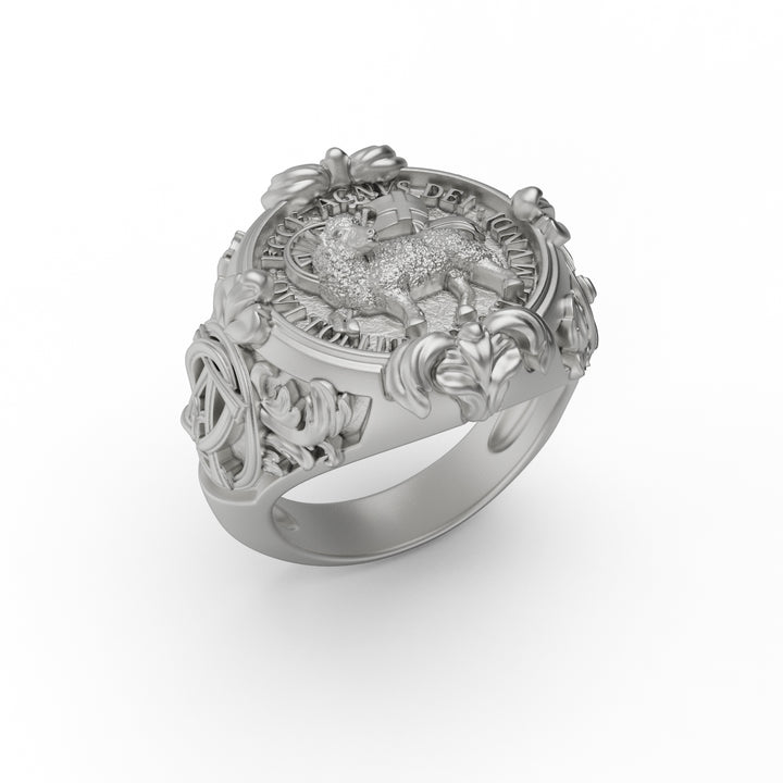 Lamb Of God Signet Ring - Agnus Dei