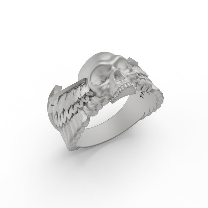 Winged Skull Ring