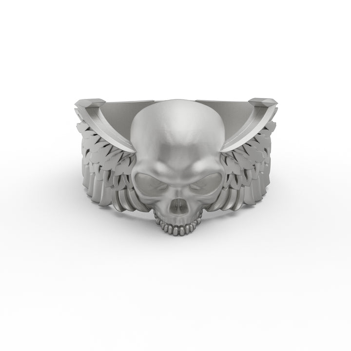 Winged Skull Ring