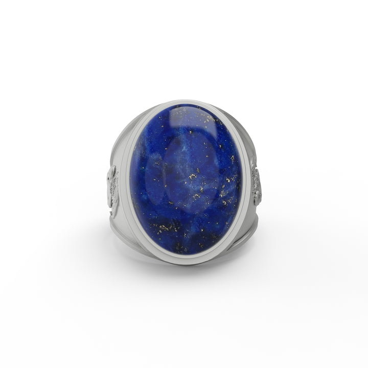 Angel Lapis Gemstone Ring