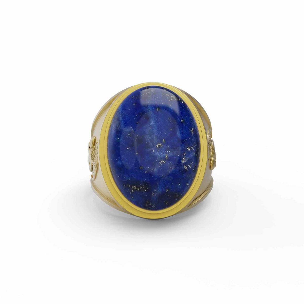 Angel Lapis Gemstone Ring