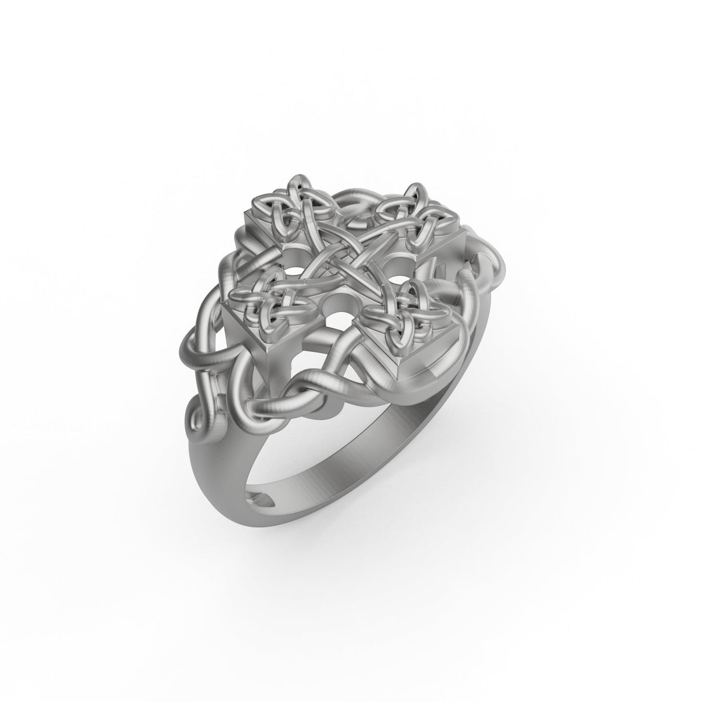 Thin Celtic Knot Ring