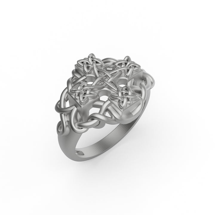 Thin Celtic Knot Ring