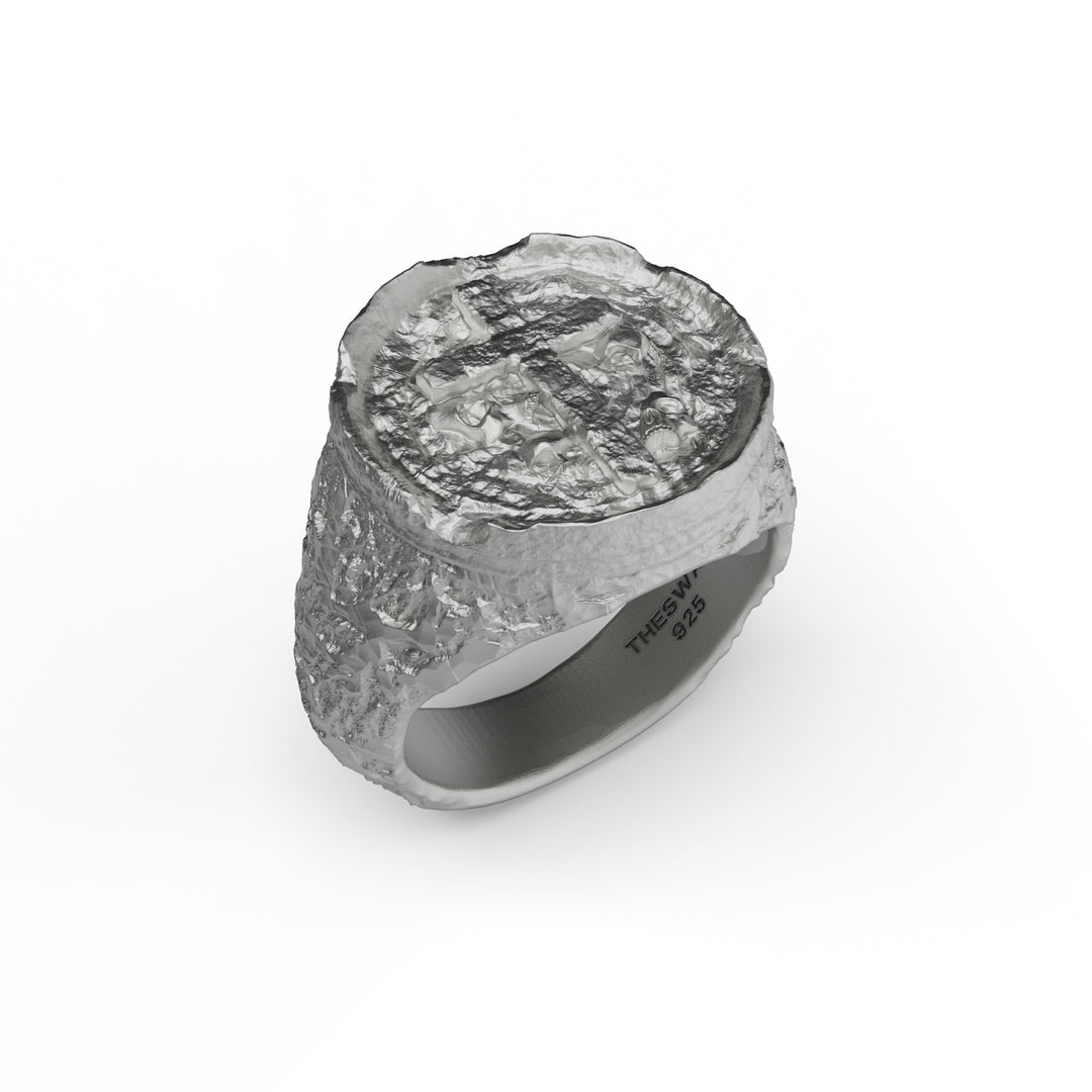 Crucifix Signet Ring