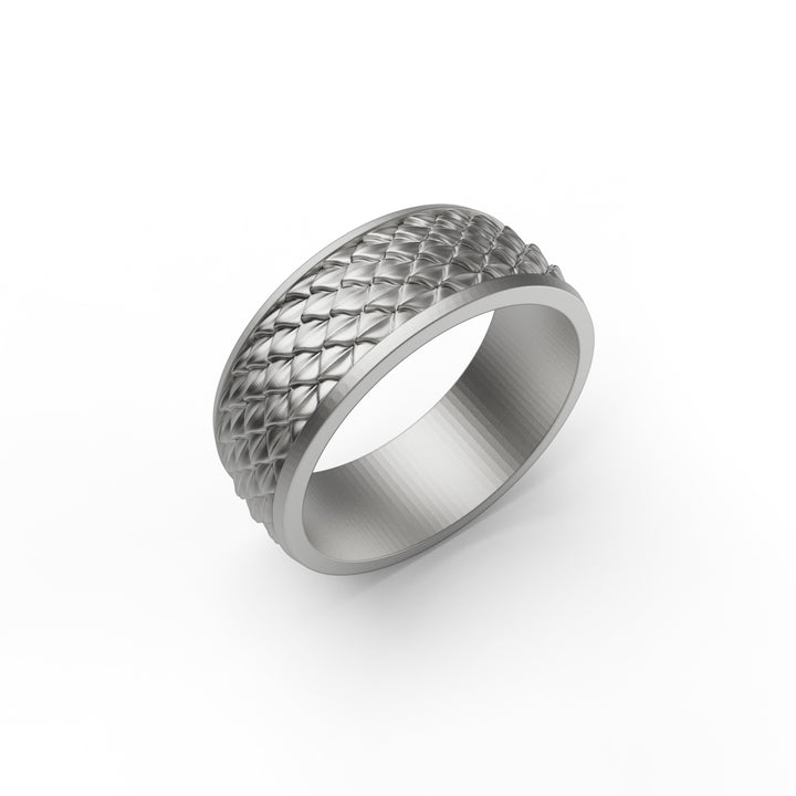 Dragon Scales Band Ring