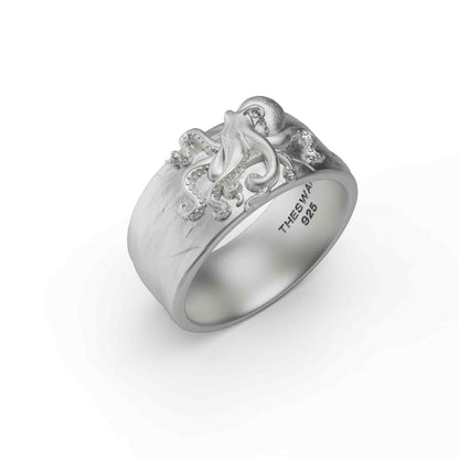 Octopus Band Ring