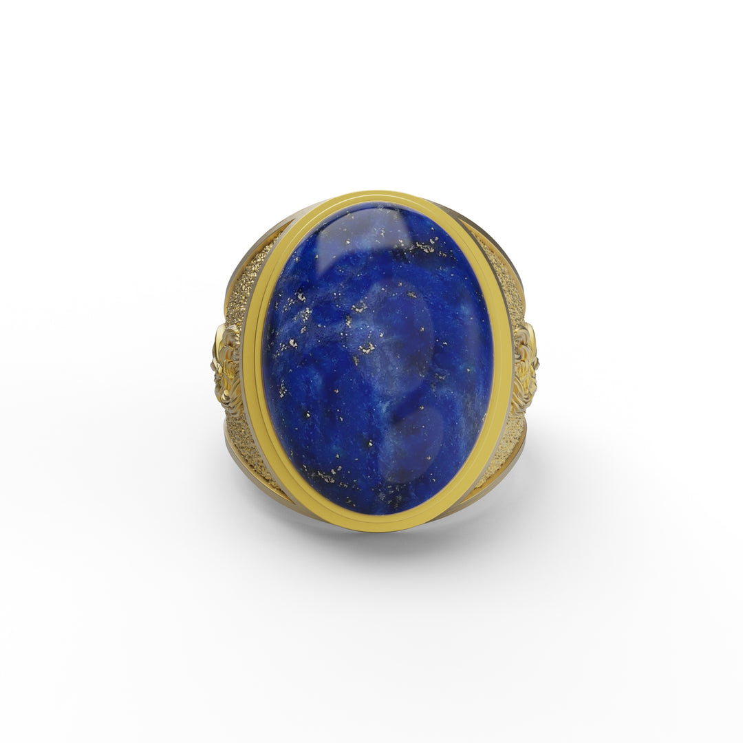 Phoenix Lapis Gemstone Ring