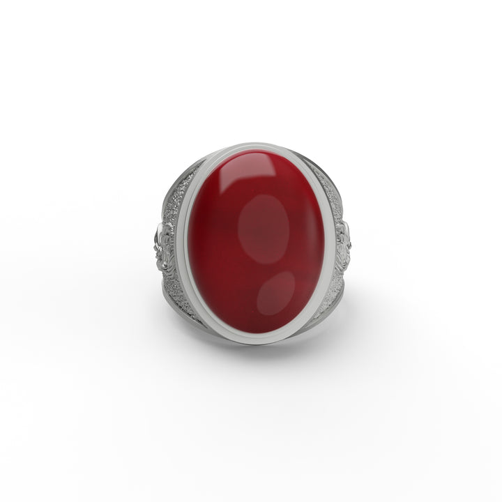 Phoenix Carnelian Gemstone Ring