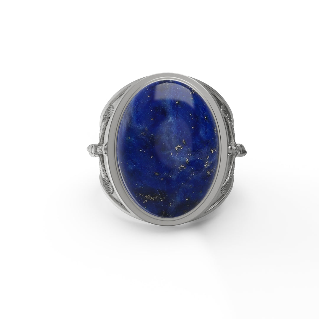 Egyptian Isis Goddess Lapis Lazuli Ring